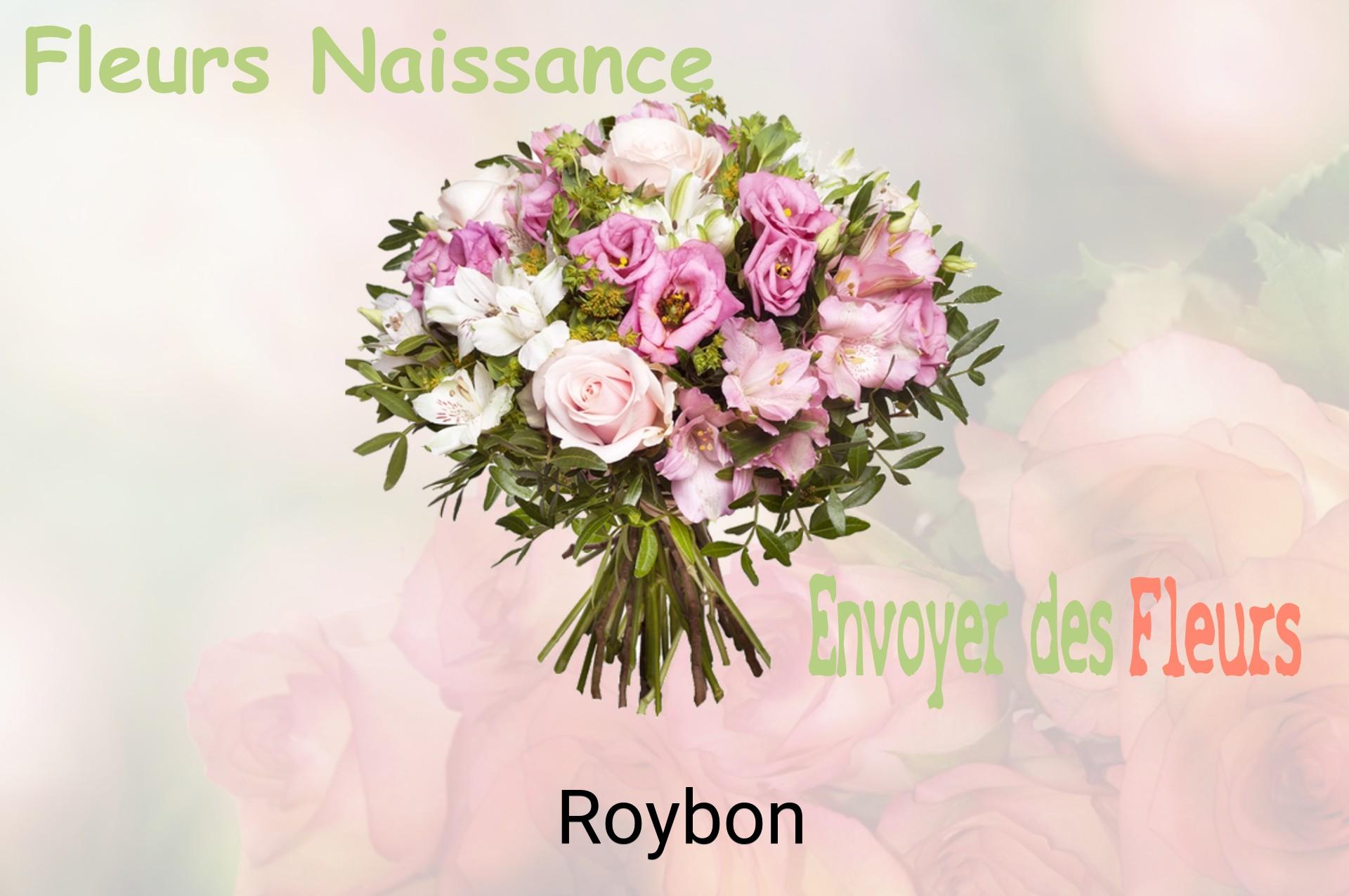 Bouquet de fleurs de naissance livré à Roybon